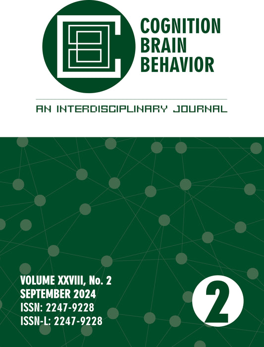 Cognition, Brain, Behavior Journal September 2024 Edition